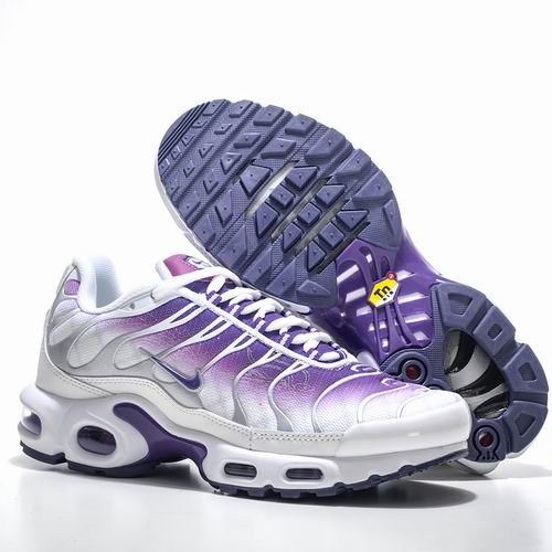 Cheap Nike Air Max Plus White Silver Purple Men's Shoes-217